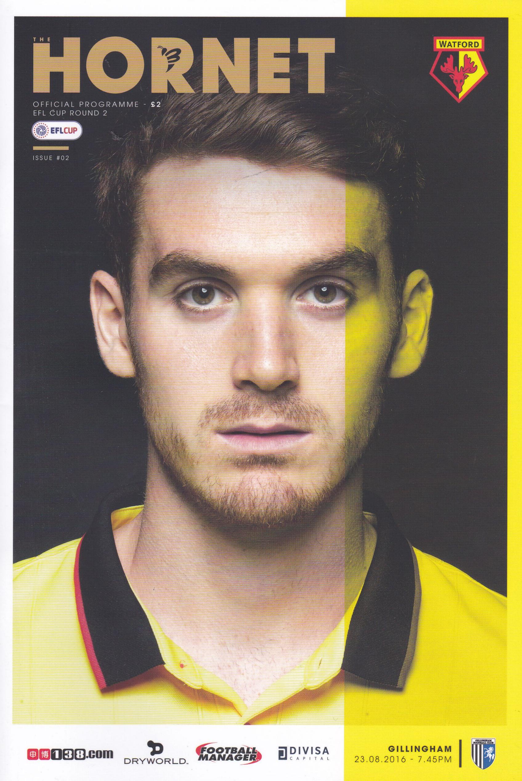 WATFORD v GILLINGHAM 2016/17 (LEAGUE CUP)